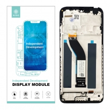 IKREA Pantalla completa con marco para Xiaomi Redmi 14C negra original China(Assembled)
