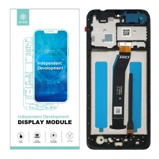 IKREA Pantalla completa con marco para Xiaomi Redmi A3 negra original China(Assembled)