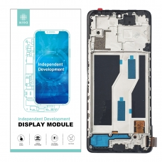 IKREA Pantalla completa con marco para Xiaomi Redmi Note 10 Pro negra OLED