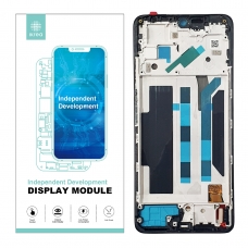 IKREA Pantalla completa con marco para Xiaomi Redmi Note 12 Pro 4G negra OLED