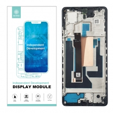 IKREA Pantalla completa con marco para Xiaomi Redmi Note 12 Pro 5G negra original China(Assembled)