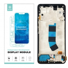 IKREA Pantalla completa con marco para Xiaomi Redmi Note 13 4G negra OLED