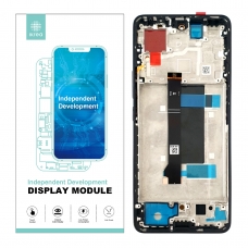 IKREA Pantalla completa con marco para Xiaomi Redmi Note 13 Pro 5G/Poco X6 5G negra original China(Assembled) 