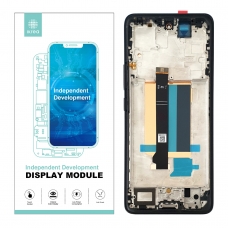 IKREA Pantalla completa con marco para Xiaomi Redmi Note 13 Pro Plus 5G negra original China(Assembled) 