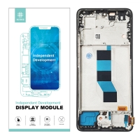 IKREA Pantalla completa con marco para Xiaomi Redmi Note 14 5G negra original China(Assembled) 