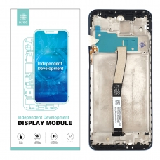 IKREA Pantalla completa con marco para Xiaomi Redmi Note 9 Pro/Redmi Note 9s negra/gris azulado original China(Assembled)