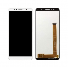 Pantalla completa compatible para Alcatel 3C/OT5026 blanca