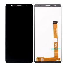 Pantalla completa compatible para Alcatel 3C/OT5026 negra