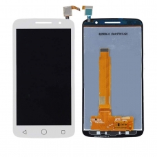 Pantalla completa compatible para Alcatel Pop 2 5.0 Premium/OT7044 blanca