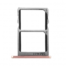 Bandeja Dual SIM para BQ Aquaris X5 Plus rosa