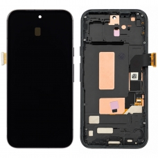 Pantalla completa con marco para Google Pixel 8A negra OLED