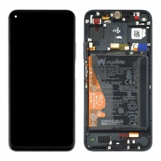 Pantalla completa con marco y batería para Huawei Honor 20/Nova 5T negra original