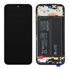 Pantalla completa con marco y batería para Huawei Honor 600 Smart 5G negra original