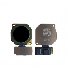 Botón de menú negro con sensor de huella para Huawei Honor 7X BND-L21
