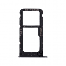 Bandeja SIM+Micro SD negra para Huawei Honor 9 Lite