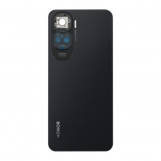 Tapa trasera con embellecedor sin lente para Huawei Honor 90 Lite negra original