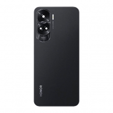 Tapa trasera con embellecedor y lente para Huawei Honor 90 Lite negra original