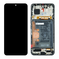 Pantalla completa con marco y batería para Huawei Honor 90 REA-AN00 REA-NX9 negra original