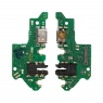 Placa auxiliar con conector de carga datos y accesorios USB tipo C y audio jack para Huawei Honor 9X STK-LX1