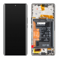 Pantalla completa con marco y batería para Huawei Honor Magic 5 Lite negra original