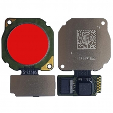 Botón de lector de huellas rojo para Huawei Honor Play