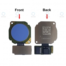 Flex con botón de lector de huellas azul para Huawei Mate 10 Lite RNE-L21