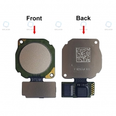 Flex con botón de lector de huellas dorado para Huawei Mate 10 Lite RNE-L21