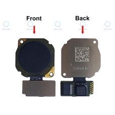Flex con botón de lector de huellas negro para Huawei Mate 10 Lite RNE-L21