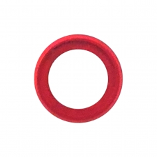 Embellecedor inferior rojo de cámaras traseras SIN LENTE para Huawei Mate 20 Lite SNE-LX1