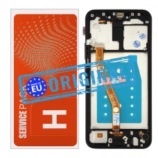Pantalla completa con marco para Huawei Mate 20 Lite negra original(Service Pack) EU