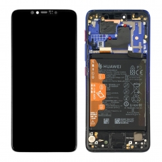 Pantalla completa con marco y batería para Huawei Mate 20 Pro LYA-L29 twilight original nueva desmontaje