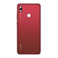Tapa trasera con lente para Huawei P Smart 2019 roja 