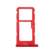 Bandeja SIM roja para Huawei P Smart Plus INE-LX1