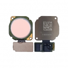 Botón de lector de huellas rosa para Huawei P Smart FIG-LX1