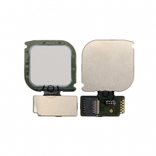 Botón de lector/detector de huella blanco para Huawei P10 Lite