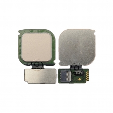 Botón de lector/detector de huella dorado para Huawei P10 Lite
