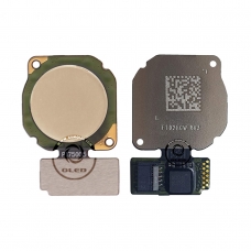 Botón de lector de huella dorado para Huawei P20 Lite ANE-LX1