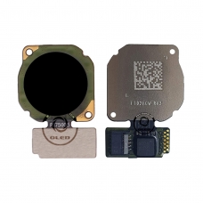Botón de lector de huella negro para Huawei P20 Lite ANE-LX1