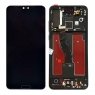 Pantalla completa con marco para Huawei P20 Pro CLT-L29 negra original reparada