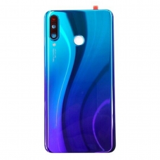 Tapa trasera 48MP peacock blue con lente de cámara trasera para Huawei P30 Lite/Nove 4E