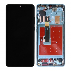 Pantalla completa con marco para Huawei P30 Pro aurora original reparada