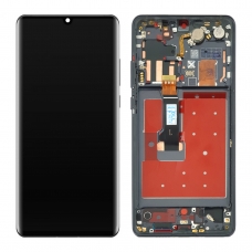 Pantalla completa con marco sin batería para Huawei P30 Pro negra