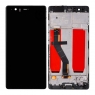 Pantalla completa con marco para Huawei P9 Plus negra