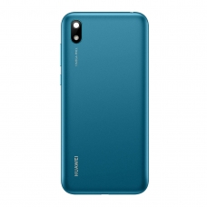 Tapa trasera con lente para Huawei Y5 2019 azul