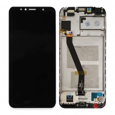 Pantalla completa con marco para Huawei Y6 2018 negra original nueva