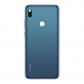 Tapa trasera azul con lente y marco de huella para Huawei Y6 2019 MDR-LX1