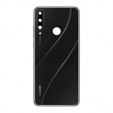 Tapa trasera negra sin lente para Huawei Y6p