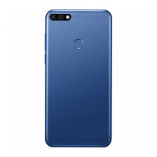Tapa trasera azul con huella para Huawei Y7 Prime 2018/Y7 2018 LDN-L21