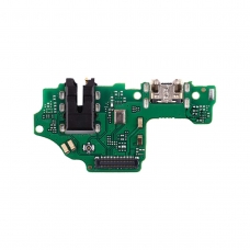 Placa auxiliar con micrófono conector de carga datos y accesorios micro USB y conector de audio jack 3.5mm para Huawei Y9 2019 JKM-LX1/LX2/LX3