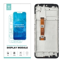 IKREA Pantalla completa con marco para Oppo A16 CPH2269/A16s CPH2271/A54s CPH2273 negra Calidad Premium(Assembled)